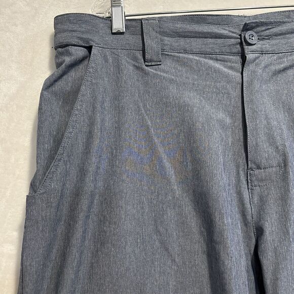 Huk Beacon Men's XXL Blue 9" Inseam Shorts Fishing Stretch Performance Outdoors - Picture 2 of 15